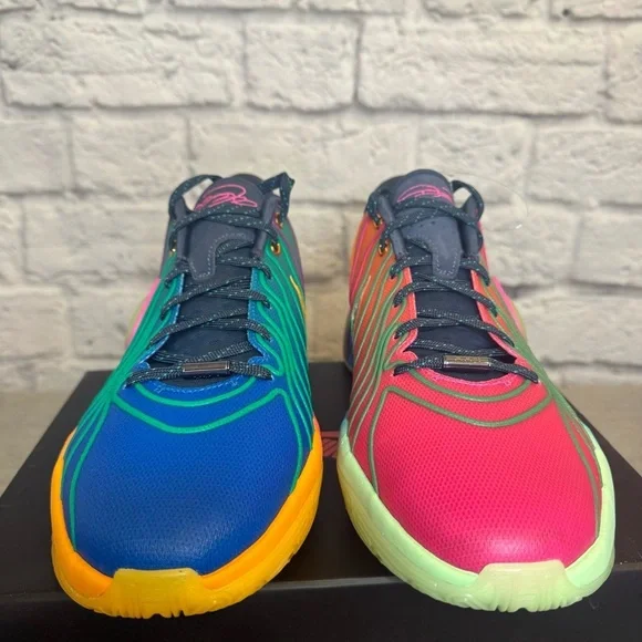 NIKE LEBRON XXI Basketball Shoes Multicolor Sneakers HF5353-400 Size US 10.5